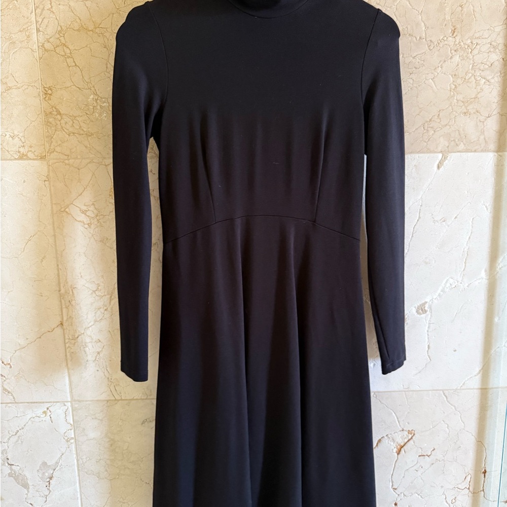 Seraphine Vanessa Maternity Classic Black Long-Sleeve Dress